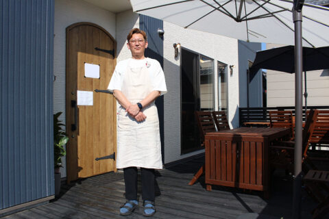 新潟市西区の寺地エリアで寺地食堂を営む阿部さん